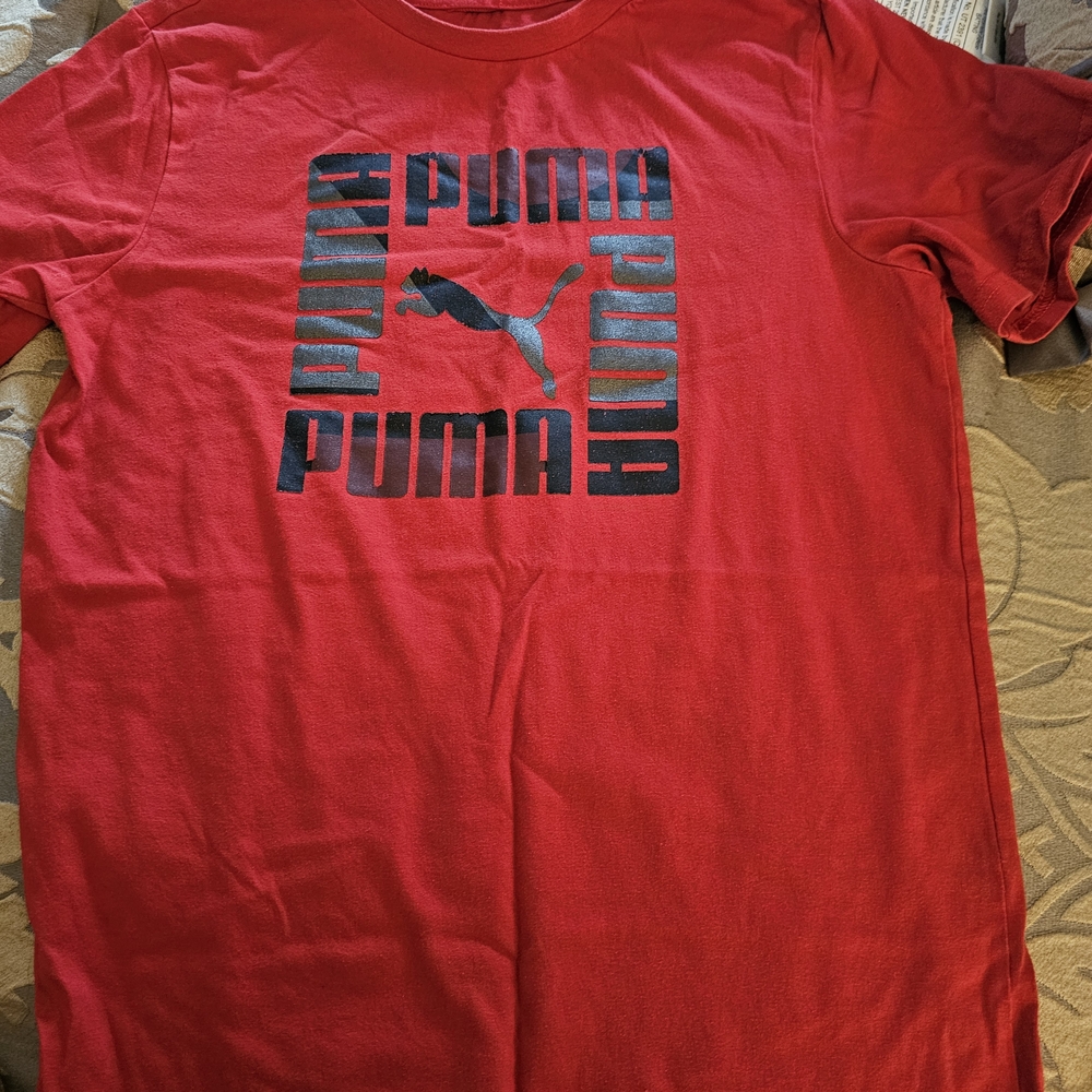 Puma Red Short Sleeve Tee